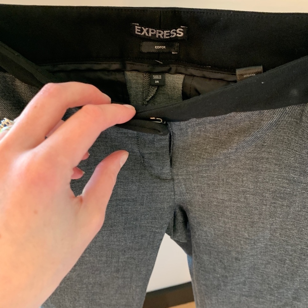 Express grey editor pant - Picture 2 of 2